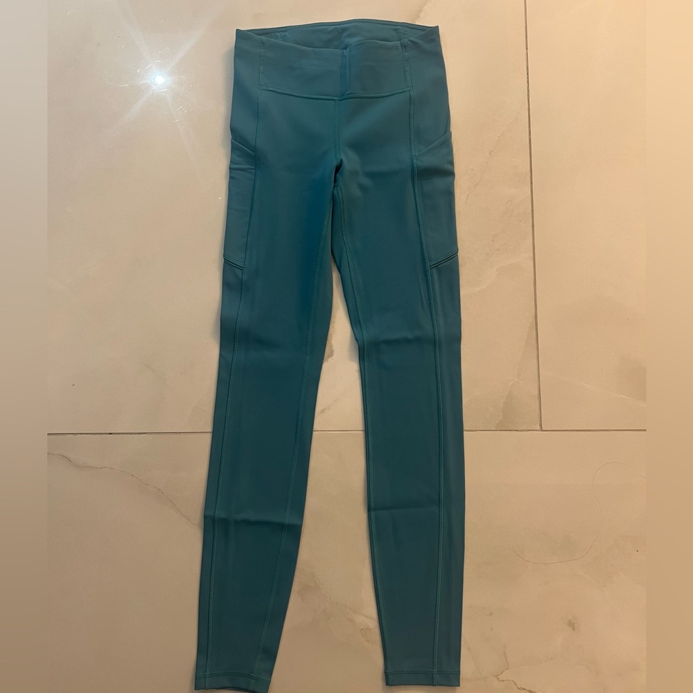 lululemon High-Rise Pant in turquoise